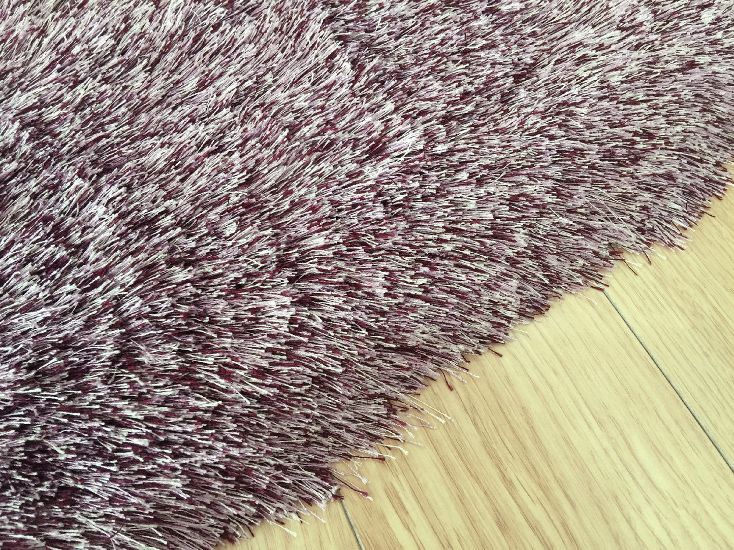 8' x 11' Purple Shag Hand Tufted Area Rug
