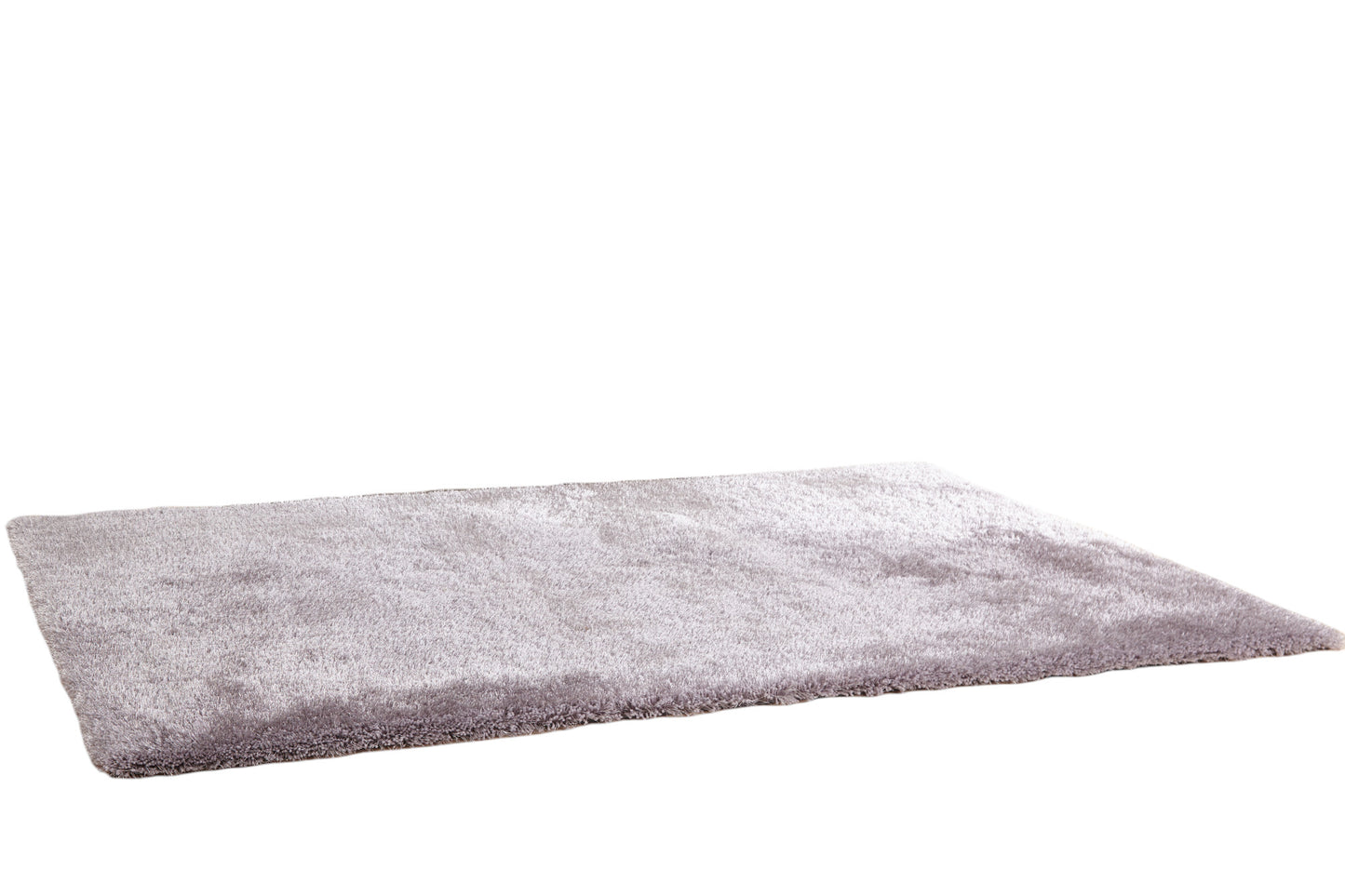 8' x 11' Silver Shag Hand Tufted Area Rug