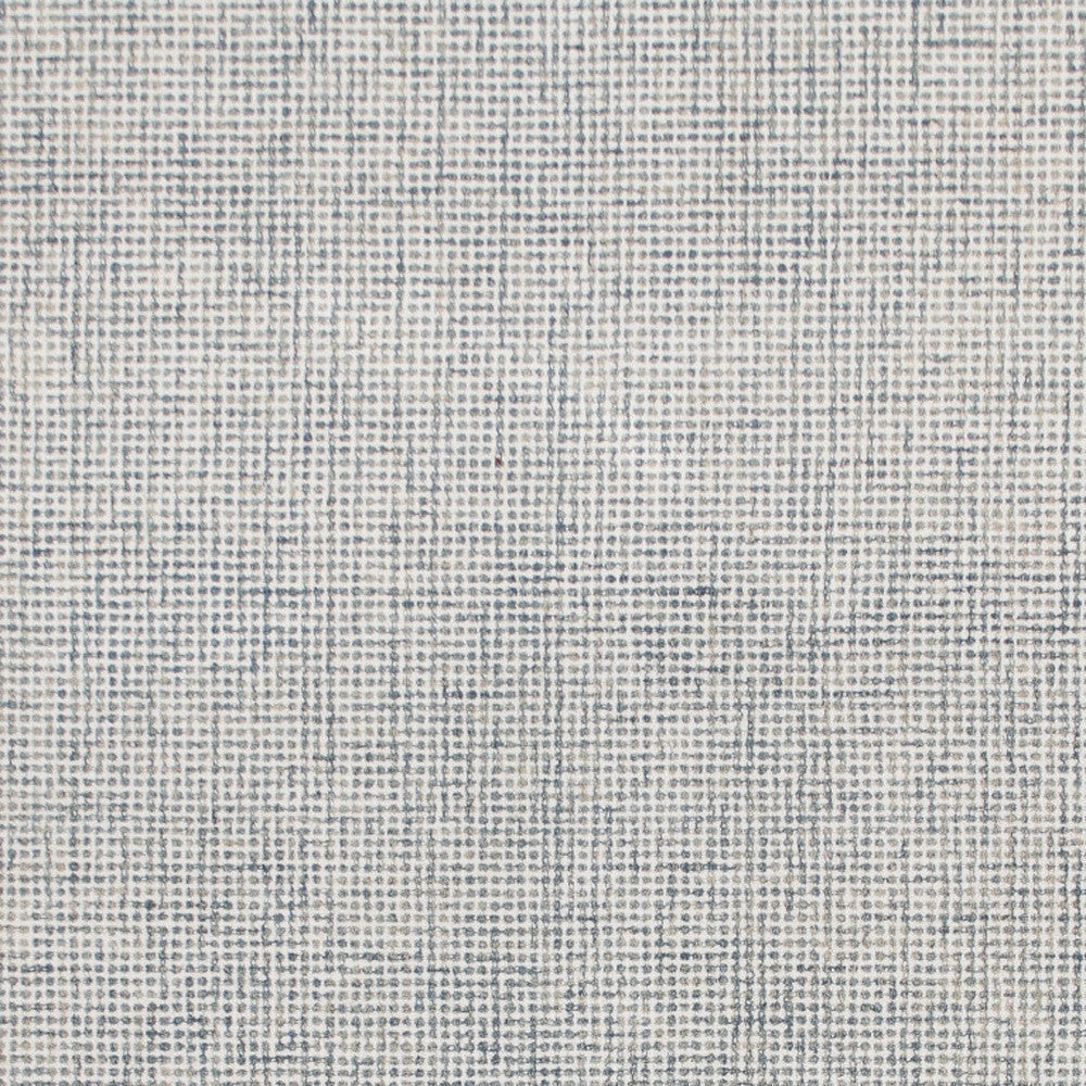 8' x 10' Blue and Ivory Wool Abstract Hand Tufted Area Rug