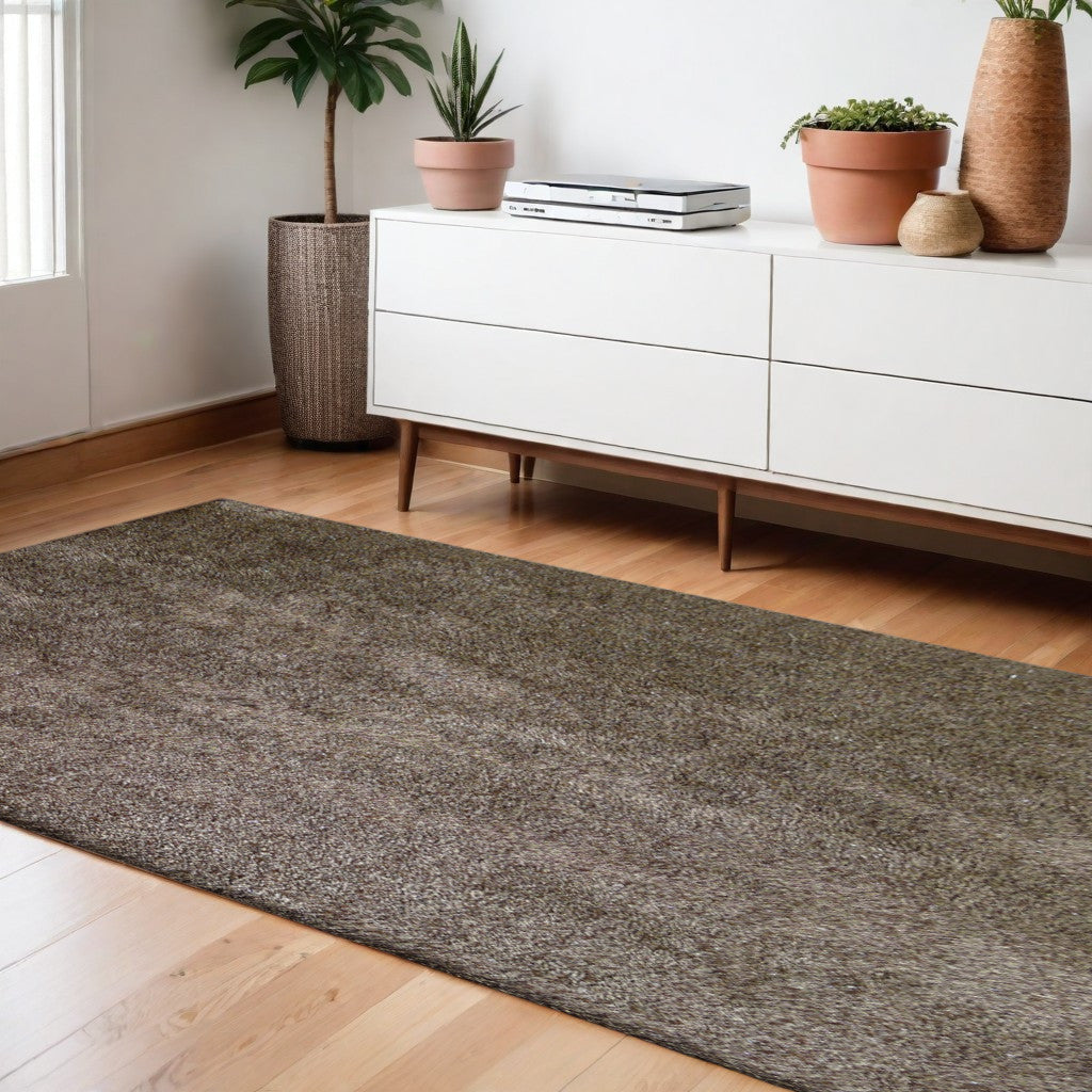 5' x 7' Purple Shag Hand Tufted Area Rug