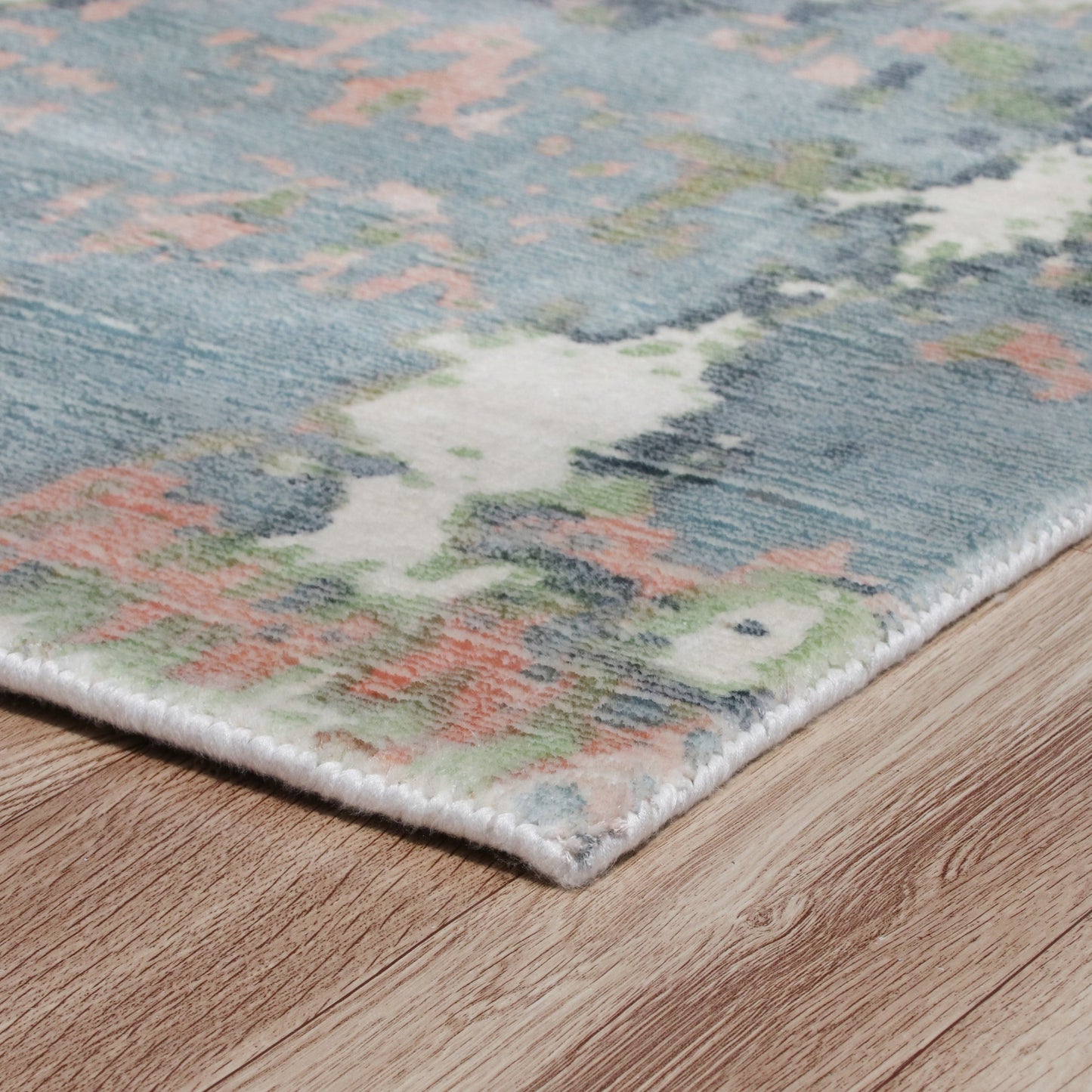 2' x 3' Gray and Yellow Abstract Hand Loomed Area Rug