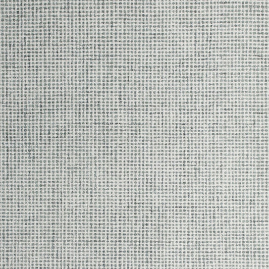 8' x 10' Green and Ivory Wool Checkered Hand Tufted Area Rug