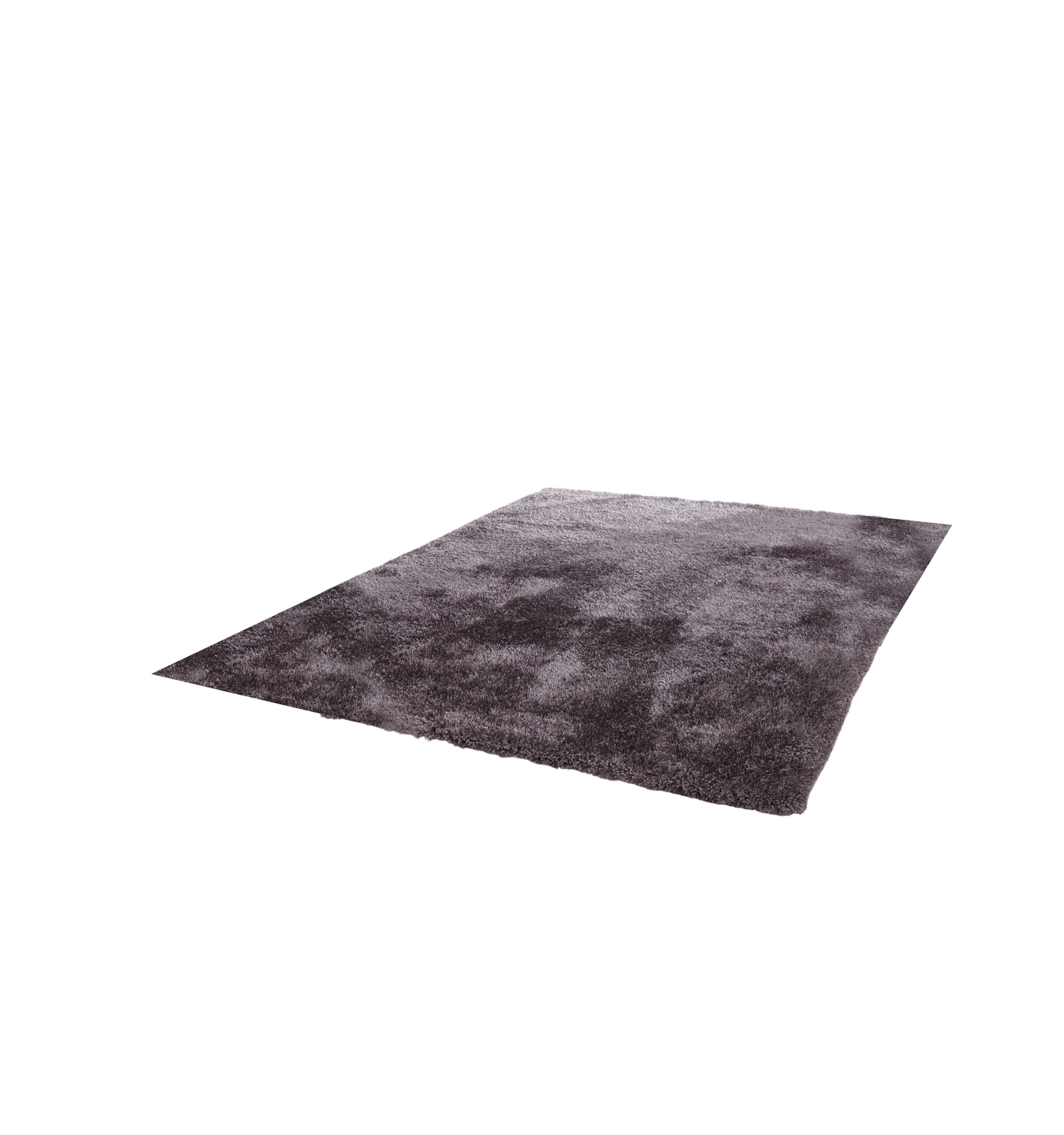 5' x 7' Gray Shag Hand Tufted Area Rug