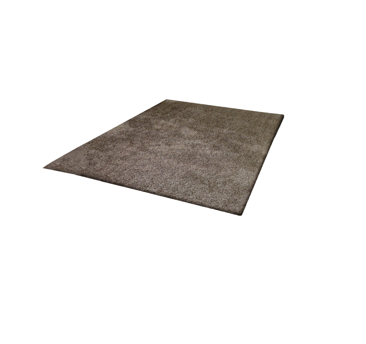 8' x 11' Brown Shag Hand Tufted Area Rug