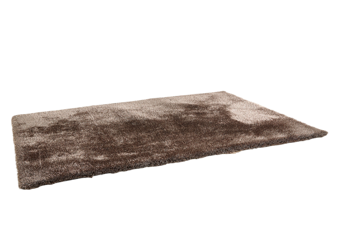 5' x 7' Charcoal Shag Hand Tufted Area Rug