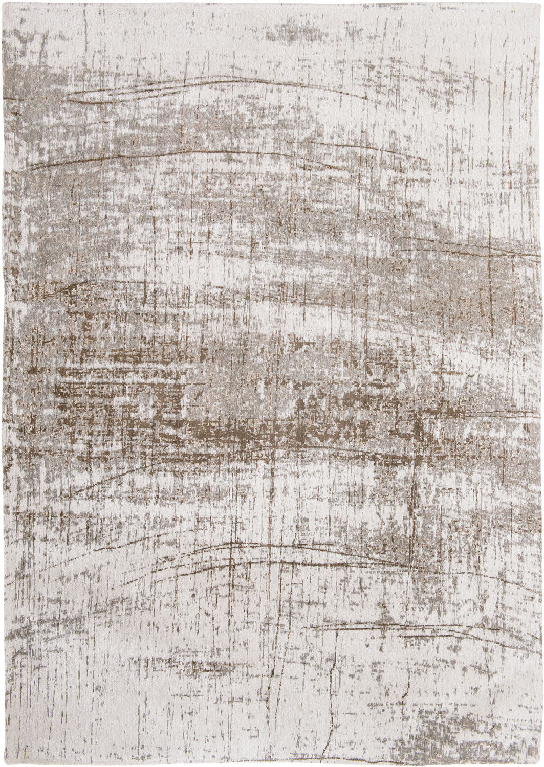 8' x 11' Gray and Beige Abstract Non Skid Area Rug