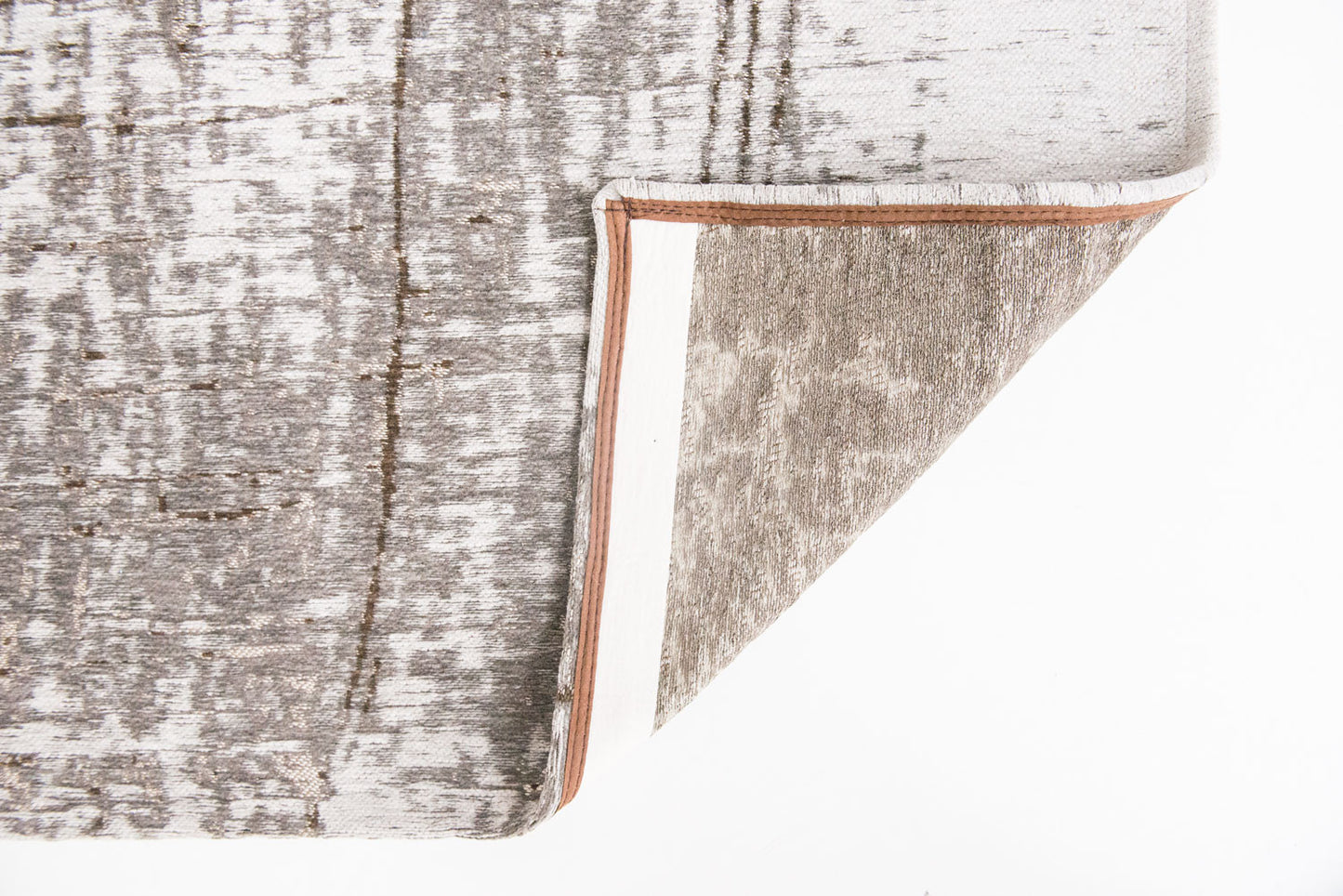 5' x 7' Gray and Beige Abstract Non Skid Area Rug
