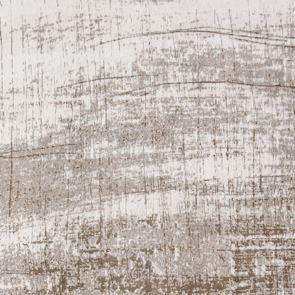 5' x 7' Gray and Beige Abstract Non Skid Area Rug