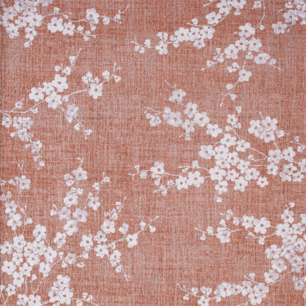 5' x 7' Red and White Oriental Non Skid Area Rug