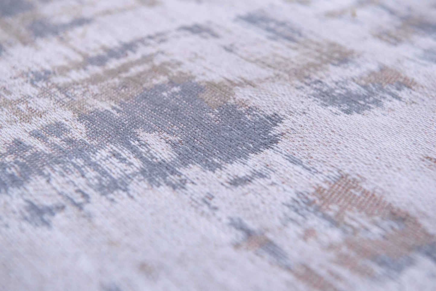 5' x 7' Gray and Beige Abstract Non Skid Area Rug