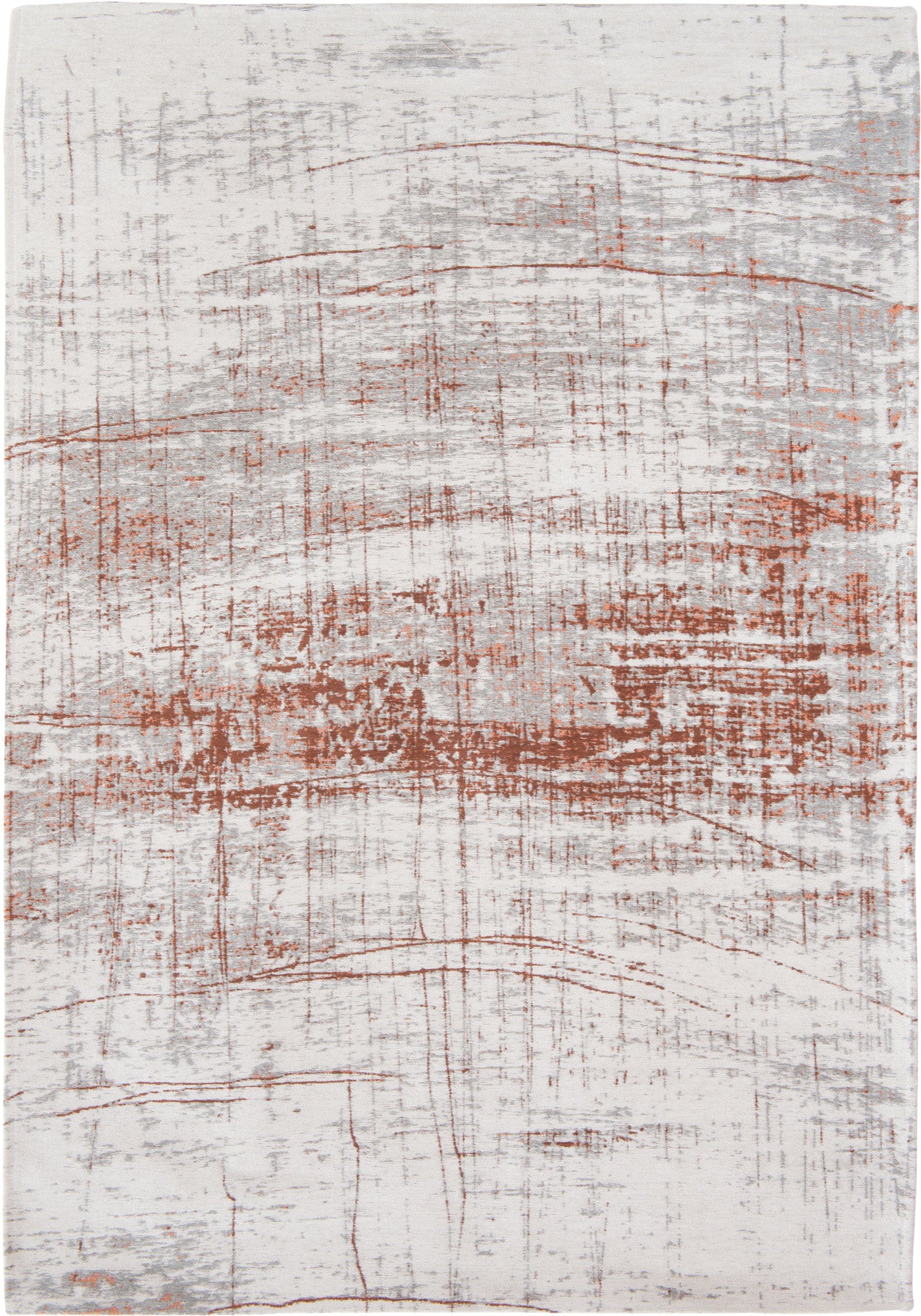 3' X 5' Gray and Yellow Abstract Non Skid Area Rug