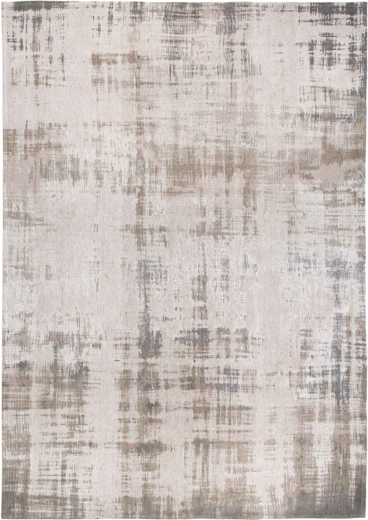 8' x 11' Gray and Beige Abstract Non Skid Area Rug