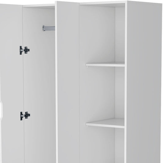 35" White Drawer Combo Dresser