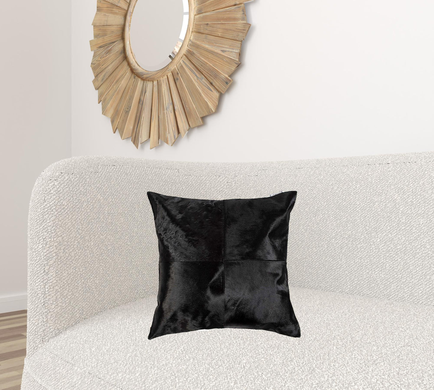 18" X 18" X 5" Black Quattro  Pillow