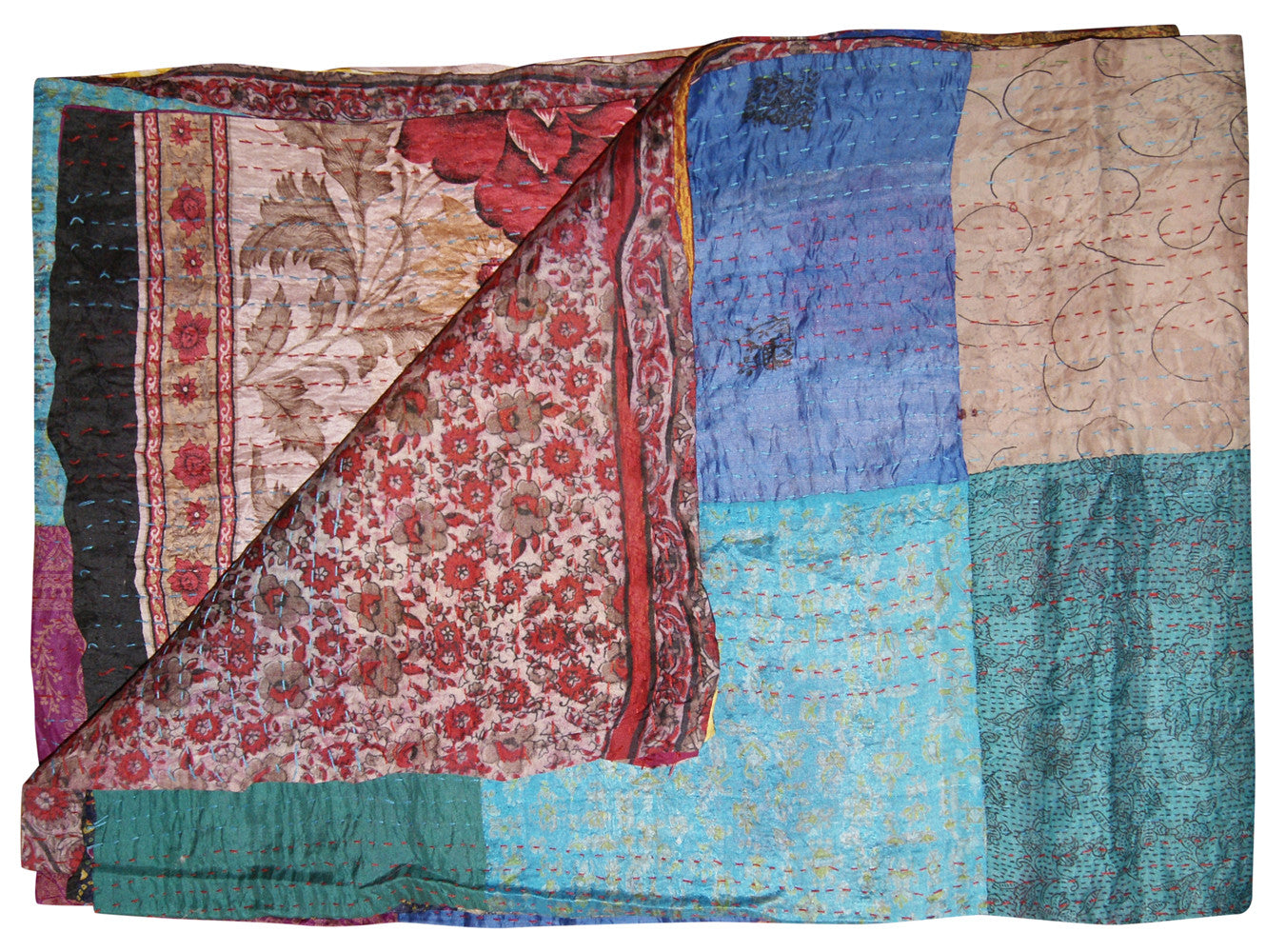 60" X 90" Multicolor Silk - Throw