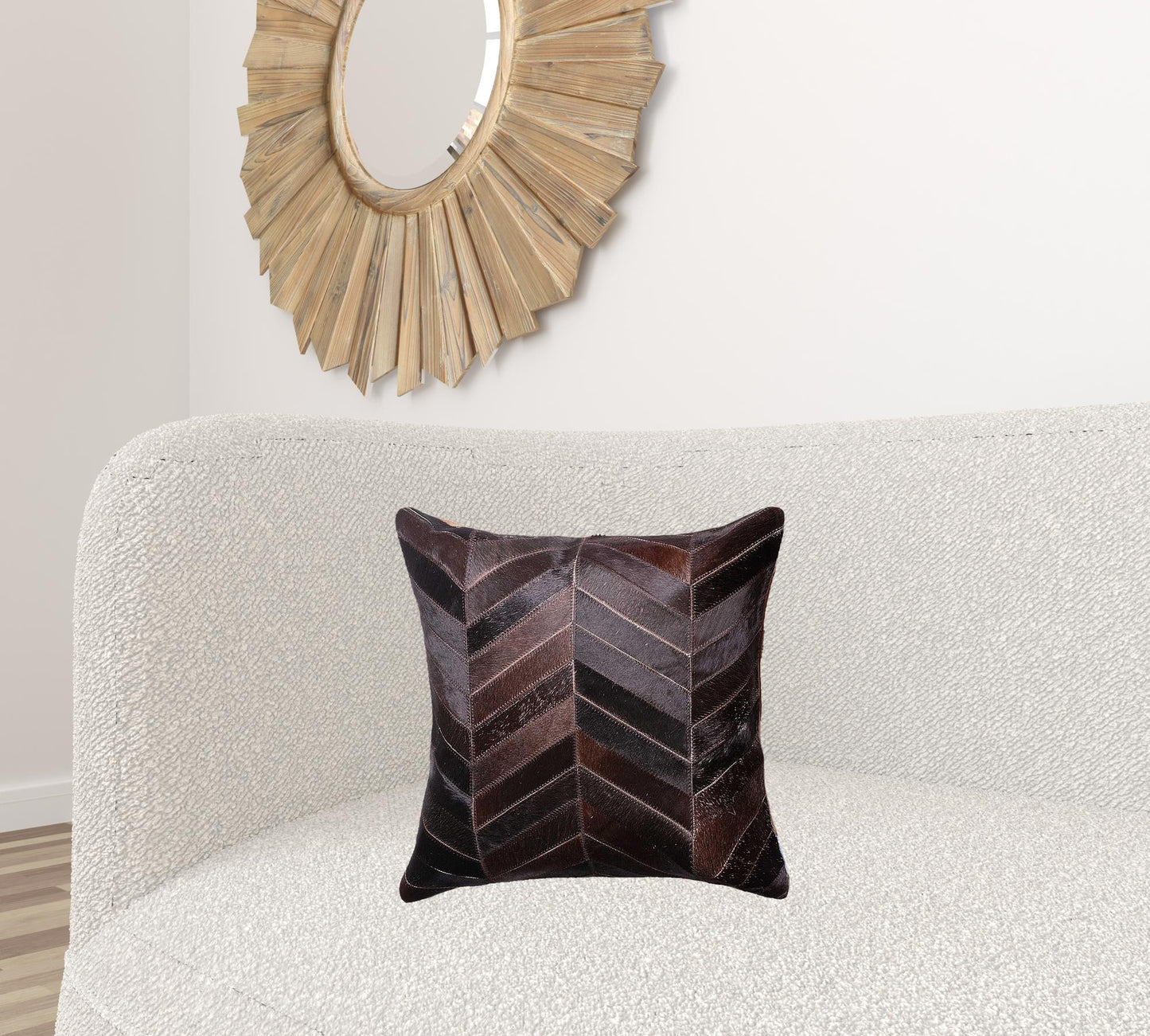 18" X 18" X 5" Chocolate  Pillow