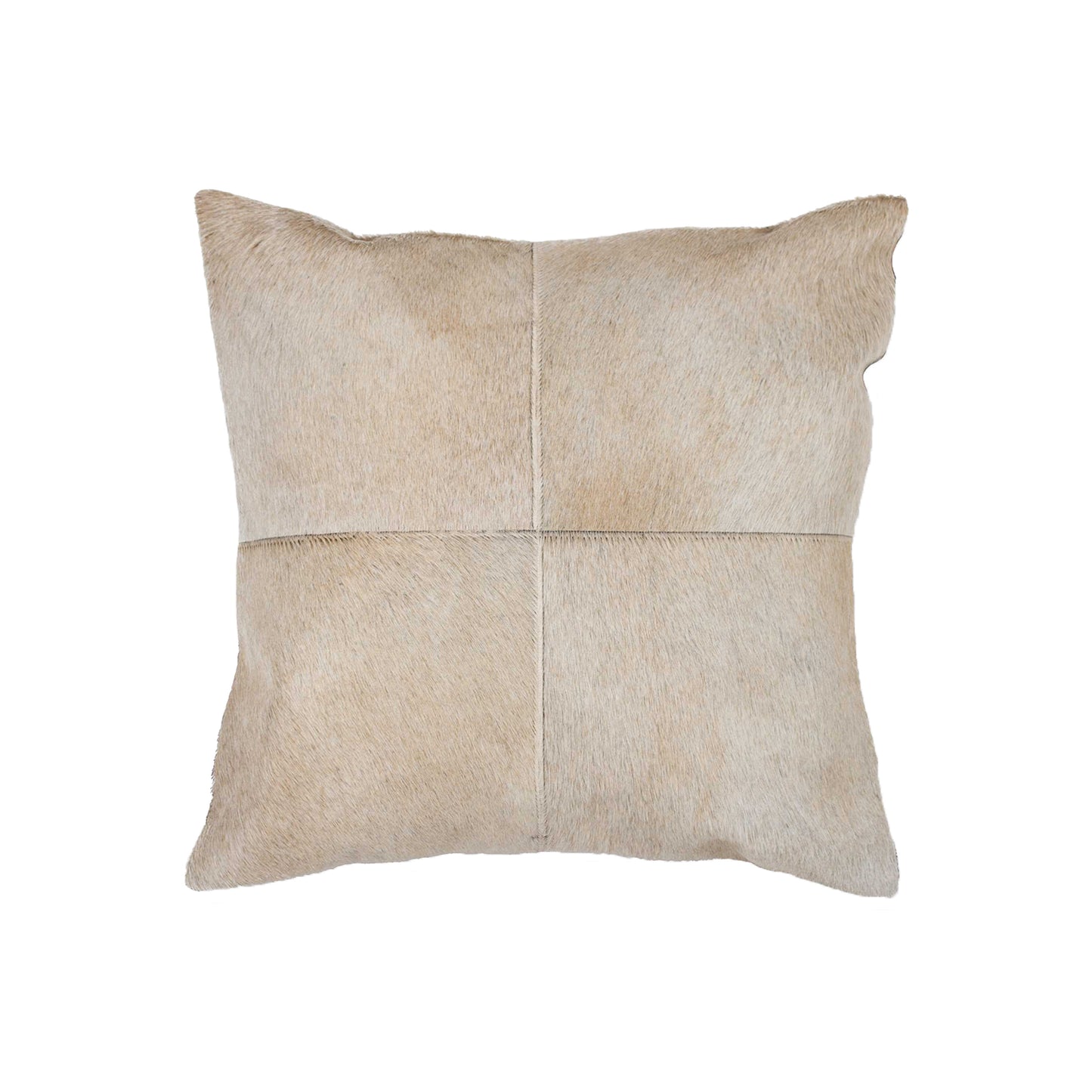 18 X 18 Natural Cowhide Throw Pillow