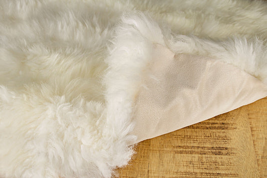 18" X 18" Natural Sheepskin Pillow