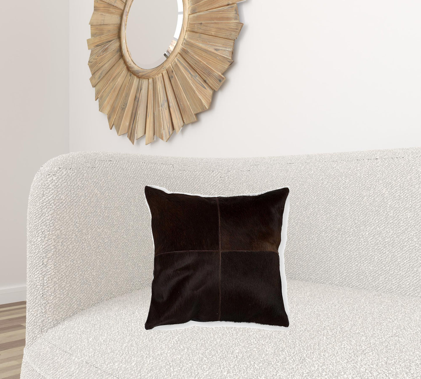 18" X 18" X 5" Chocolate Quattro  Pillow