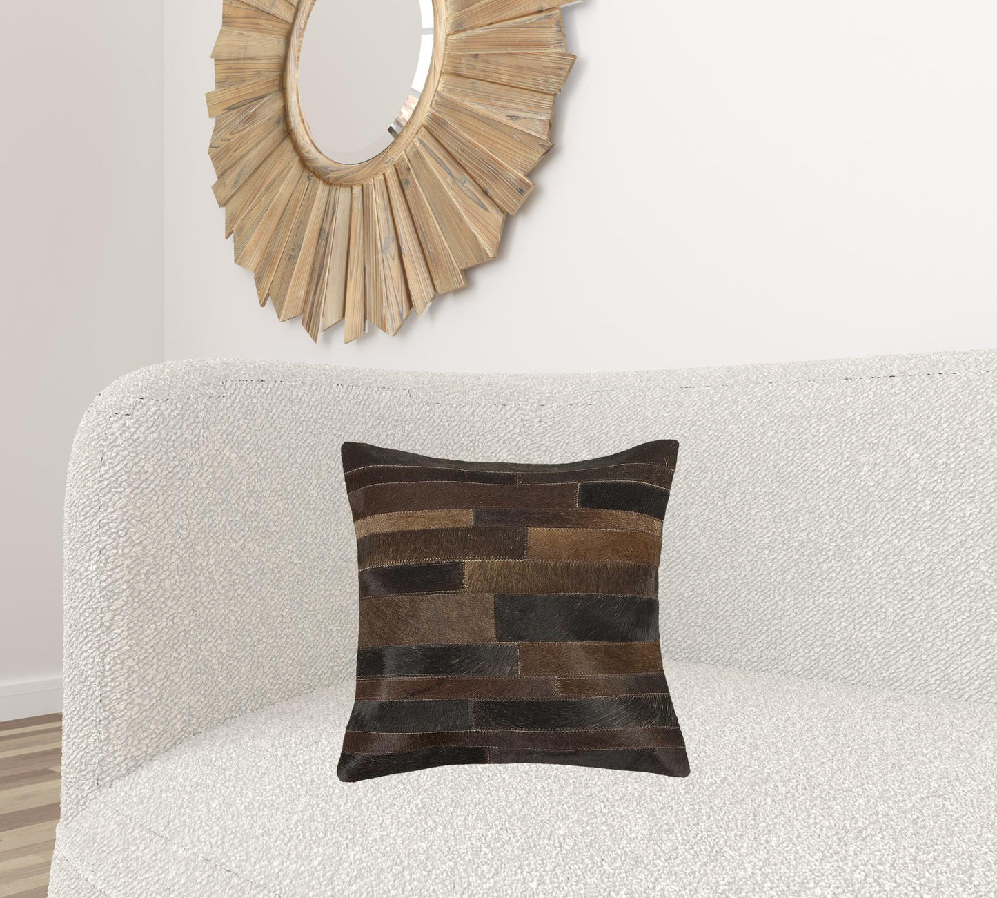 18" X 18" X 5" Chocolate  Pillow