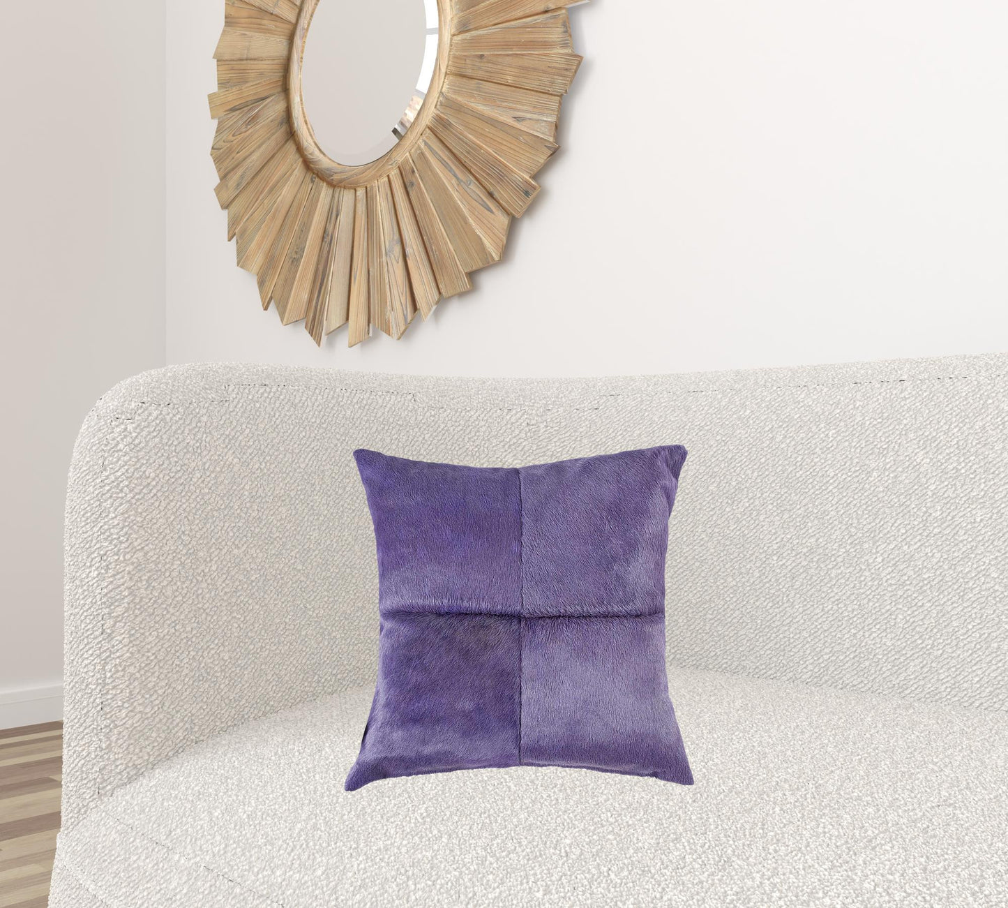 18" X 18" X 5" Purple Quattro  Pillow