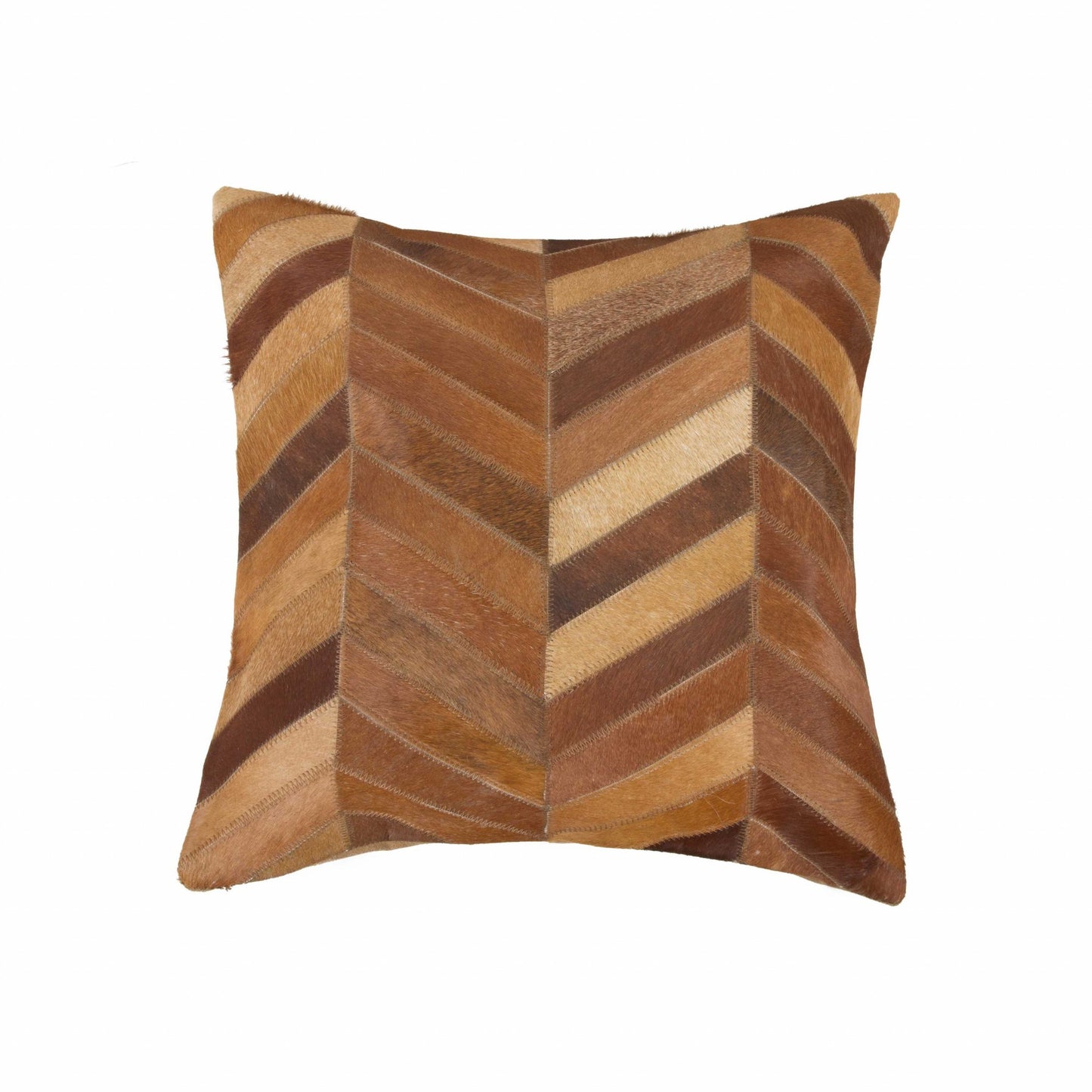 18" X 18" X 5" Tan  Pillow