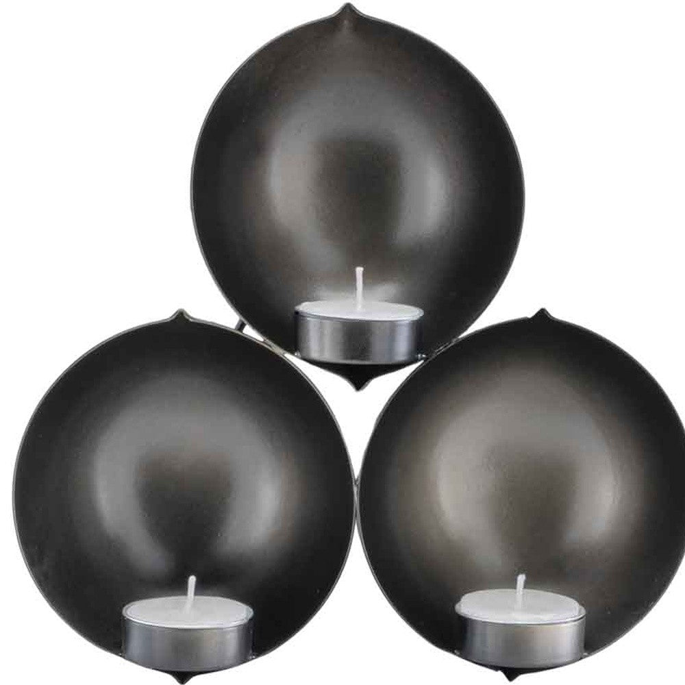 2.75" X 8.5" X 8.75" Bronze Cluster 3 Lite Wall Sconce