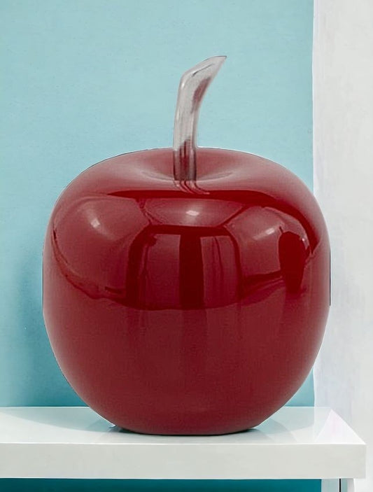 4.5" X 4.5" X 6" Buffed And Red Small Apple