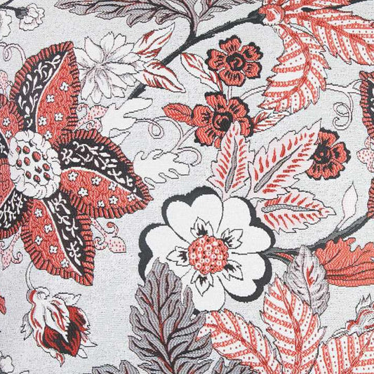 17"X 17" Multicolor Jacquard Forest Decorative Throw Pillow Cover
