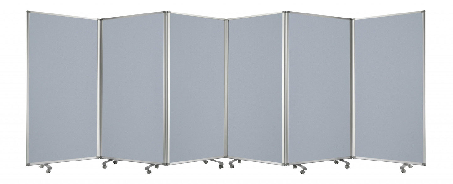 212 X 1 X 71 Metal Grey 6 Panel Screen