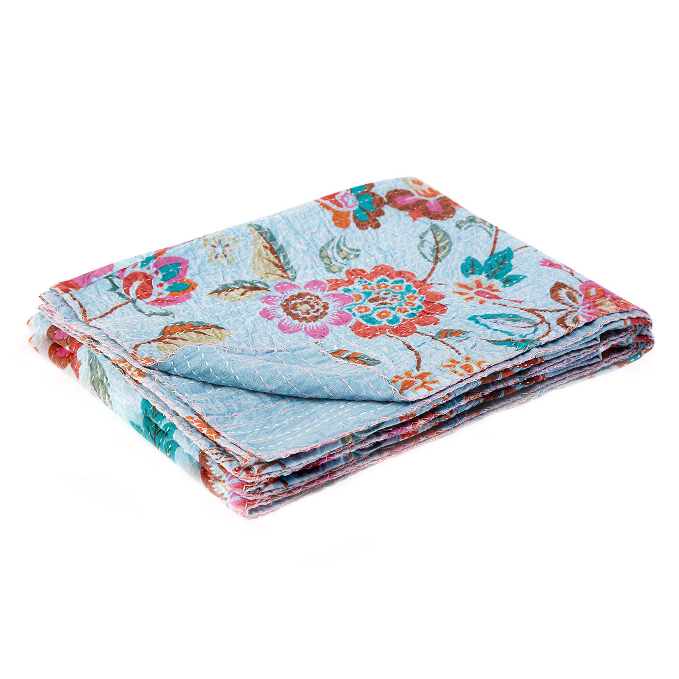 50" X 70" Multi Colored Eclectic Bohemian Traditional  Throw Blankets