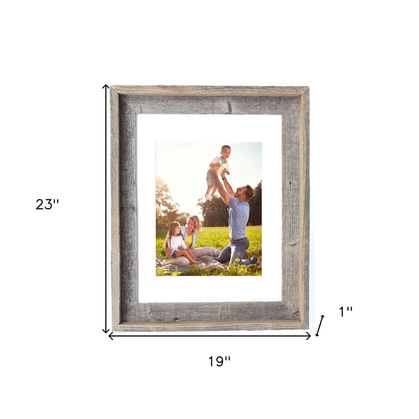 16X20 Rustic White Picture Frame