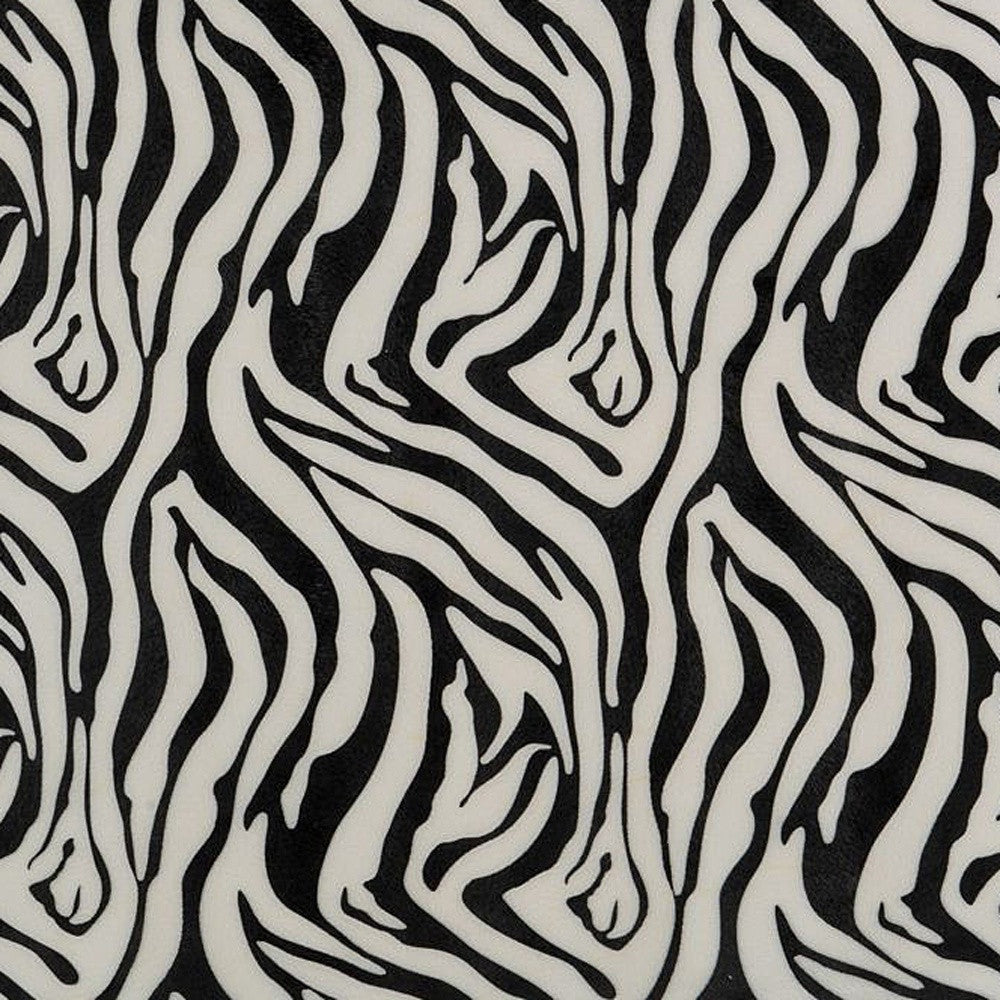 Large Faux Zebra Skin Wall Tile