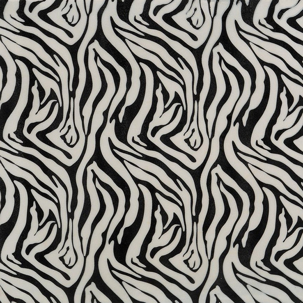 Large Faux Zebra Skin Wall Tile