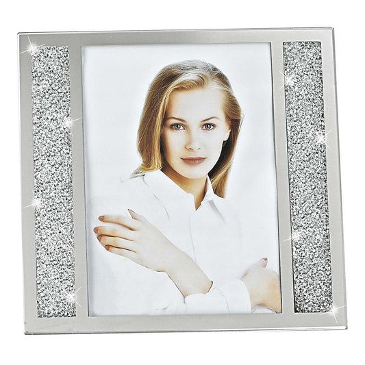 8 X 10 Silver Crystalized Picture Frame