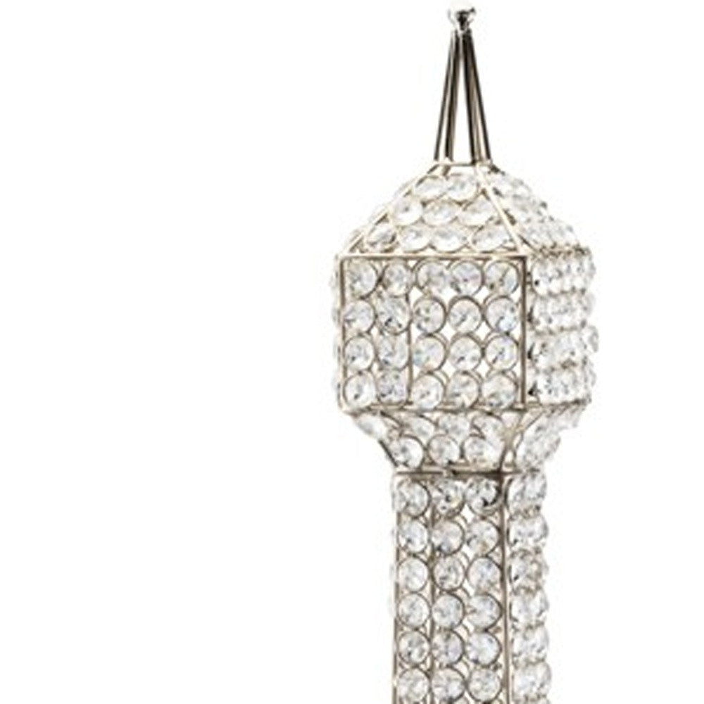 40'" Glam Bling Eifel Tower Tabletop Sculpture