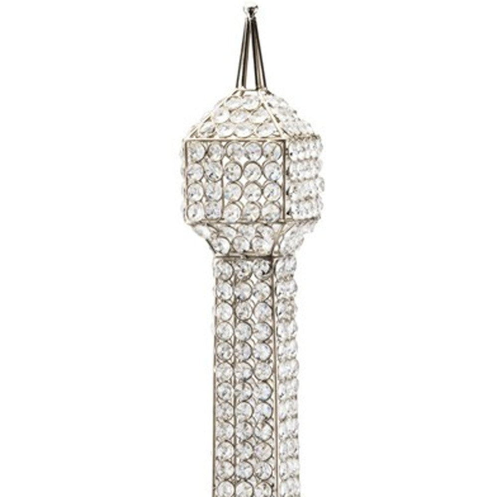 40'" Glam Bling Eifel Tower Tabletop Sculpture
