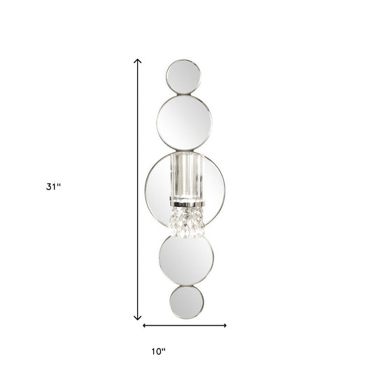 Modern Bling Mirrored Wall Sconce