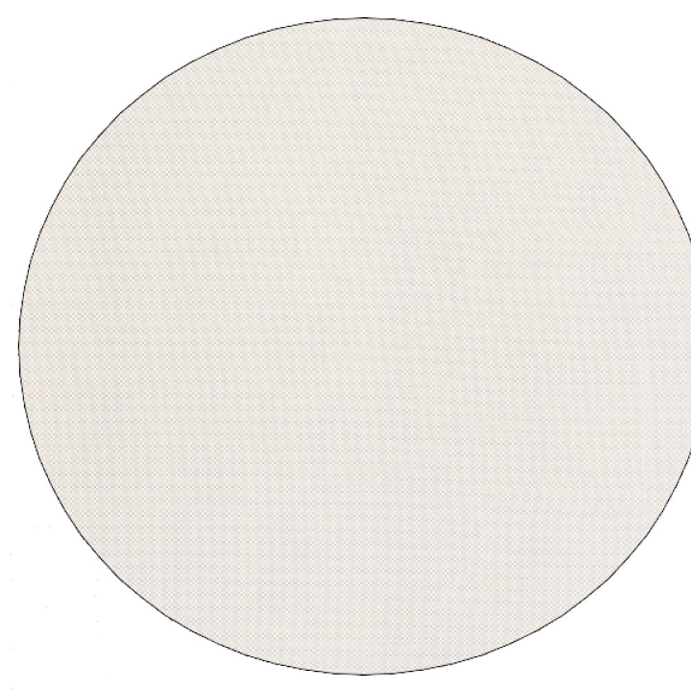 6" Round Beige Non Sip Rug Pad