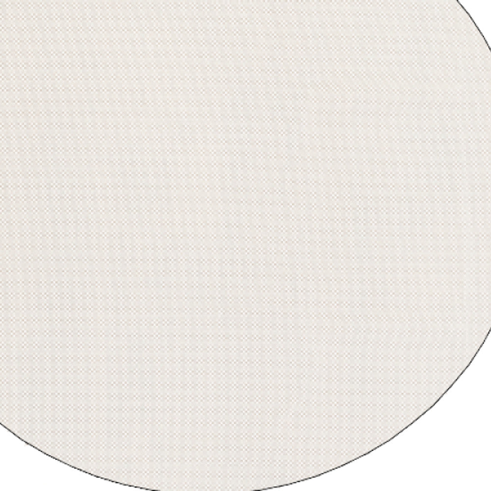 6" Round Beige Non Sip Rug Pad