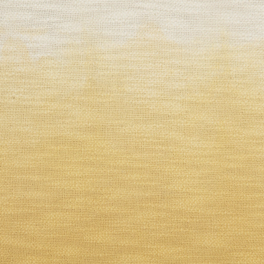 22" Yellow Ombre Tasseled Throw Pillow