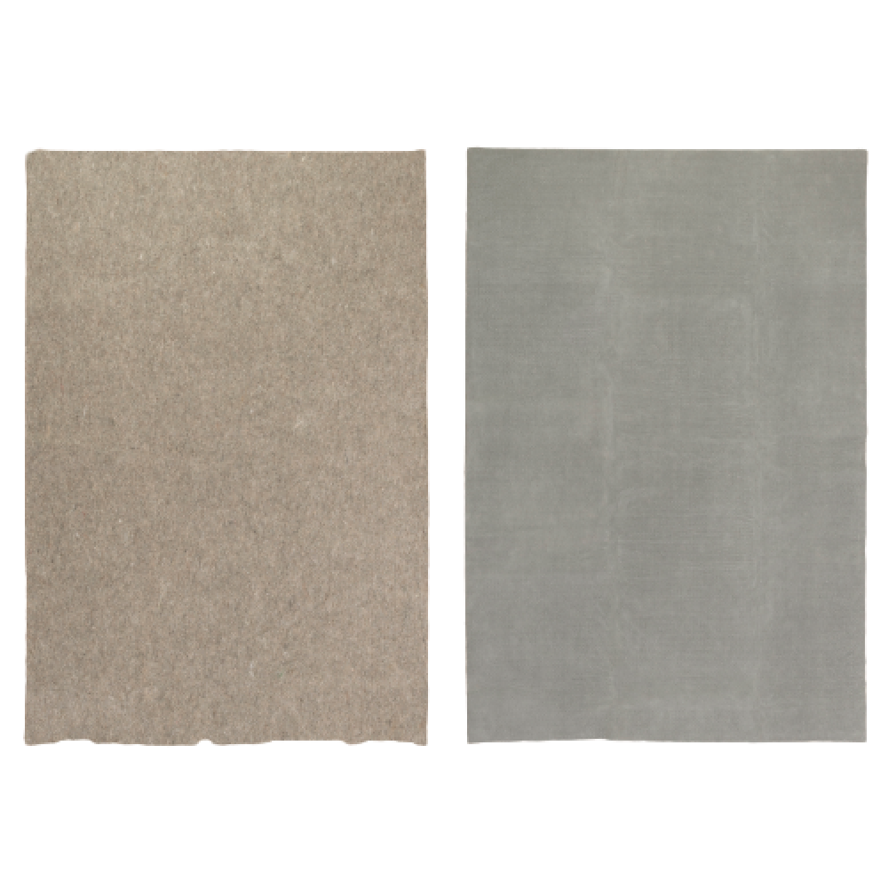 3" X 6" Grey Non Slip Rug Pad