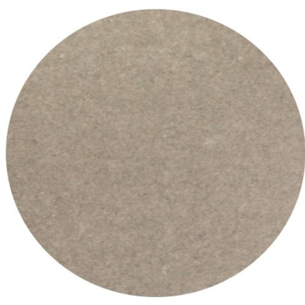 8" Round Grey Non Slip Rug Pad