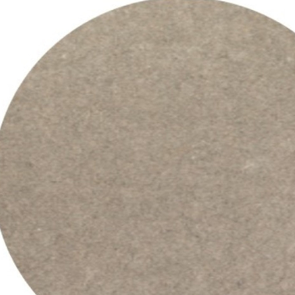 8" Round Grey Non Slip Rug Pad