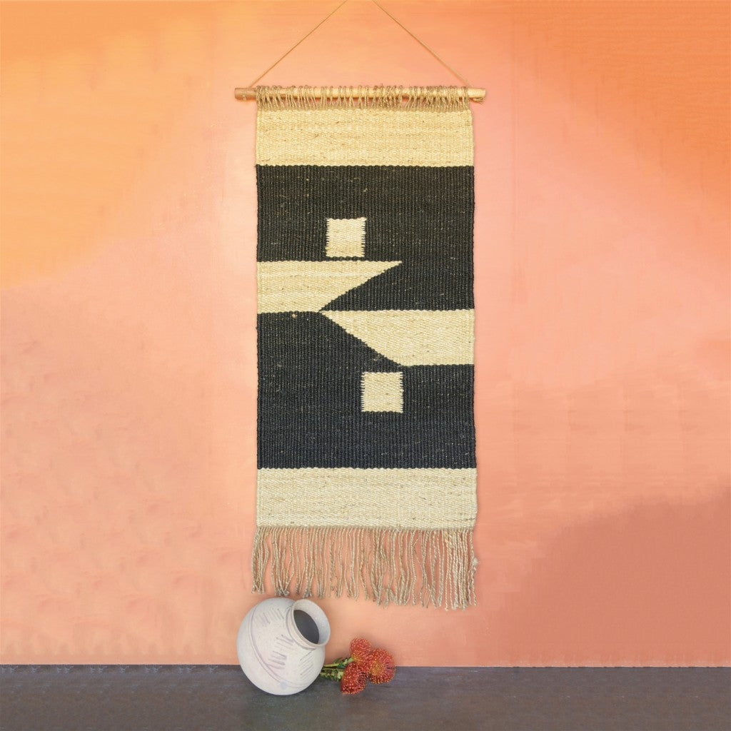 Black And Gold Bohemian Wall Hanging