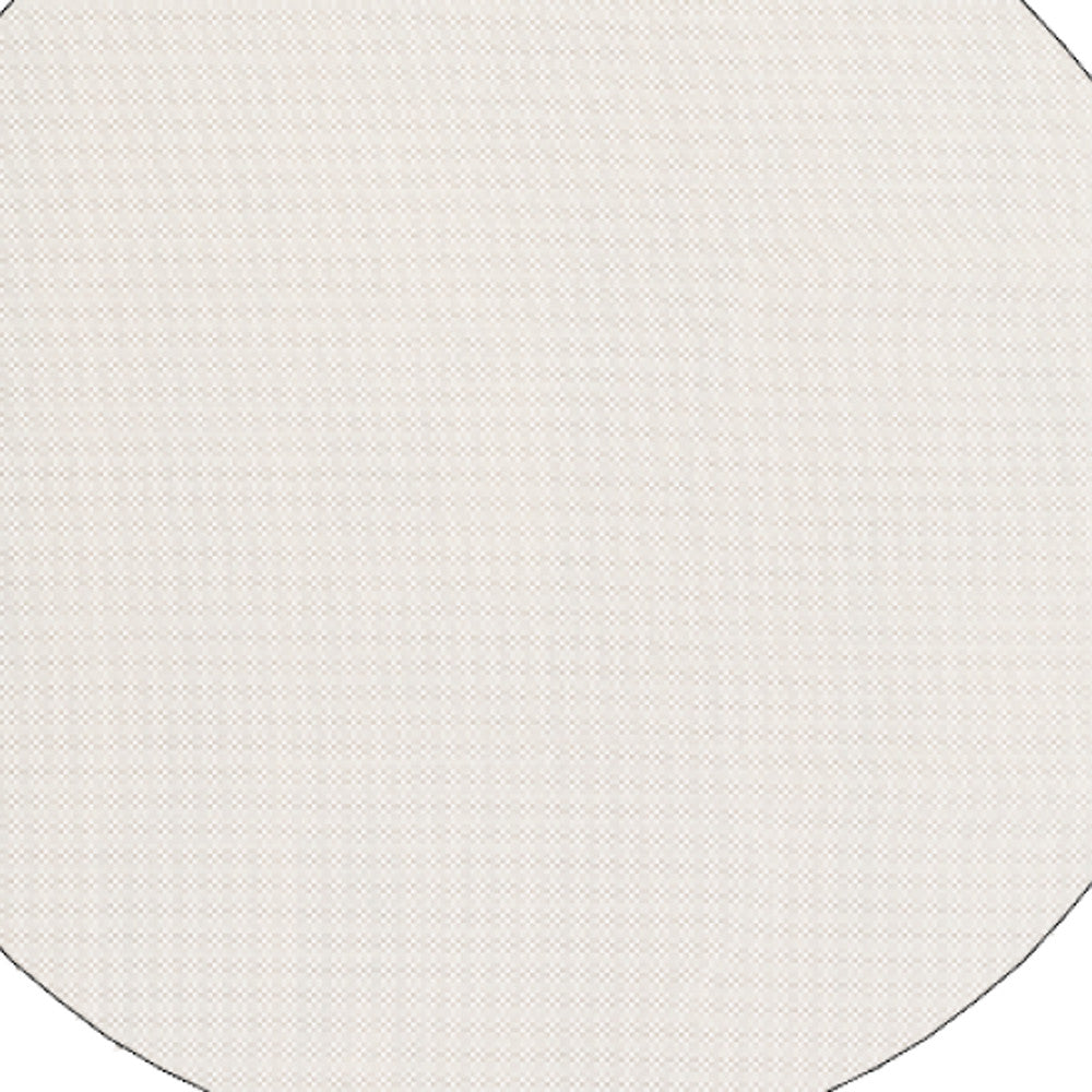 6" Round Basic  Beige Non Slip Rug Pad