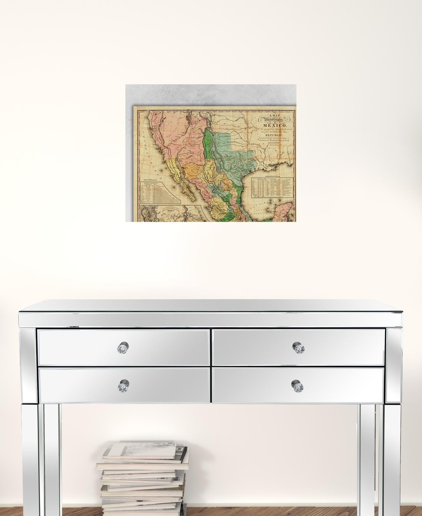 Vintage 1862 Civil War Map Unframed Print Wall Art