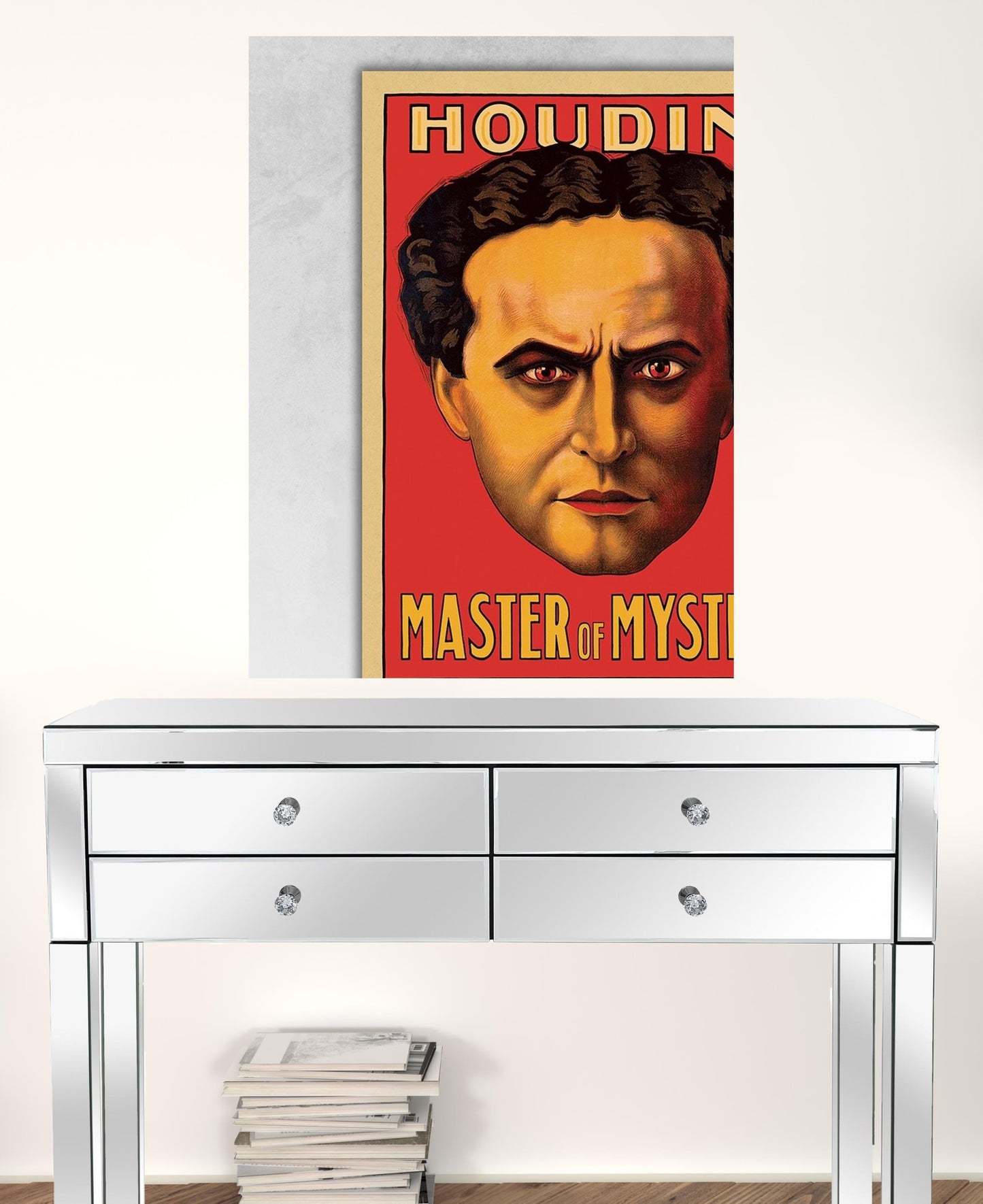 24" X 32" Houdini Master Of Mystery Vintage Magic Poster Wall Art