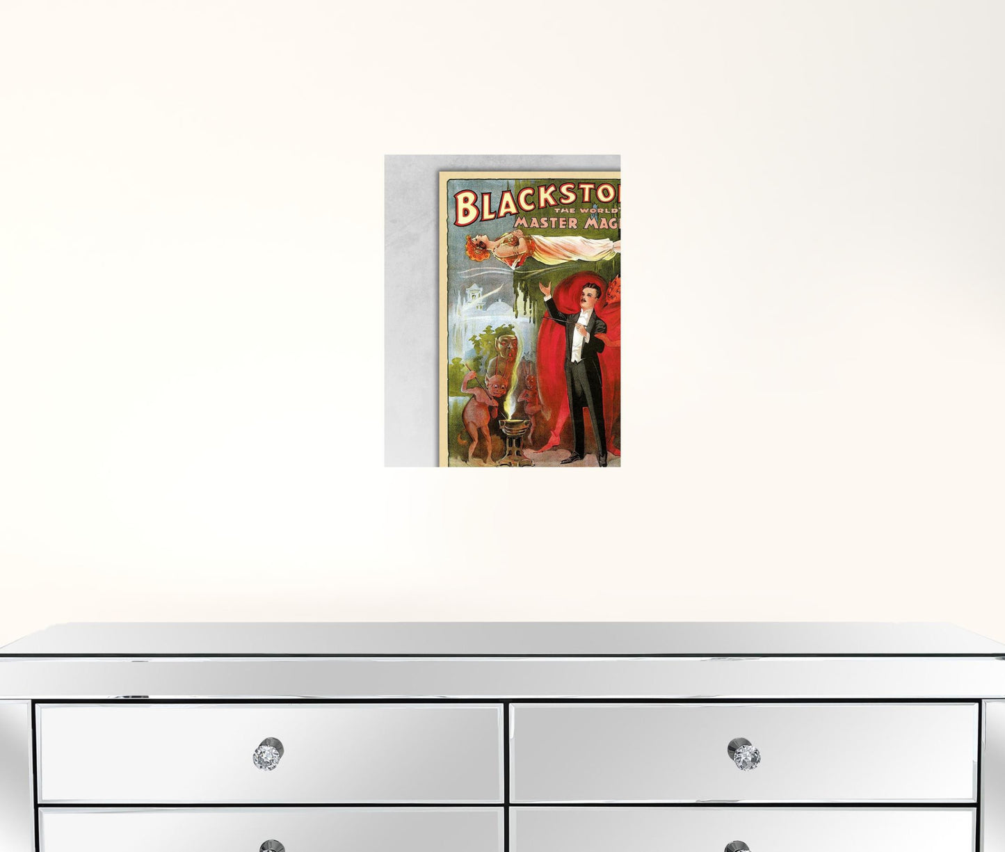 Vintage 1895 Blackstone Magic Unframed Print Wall Art