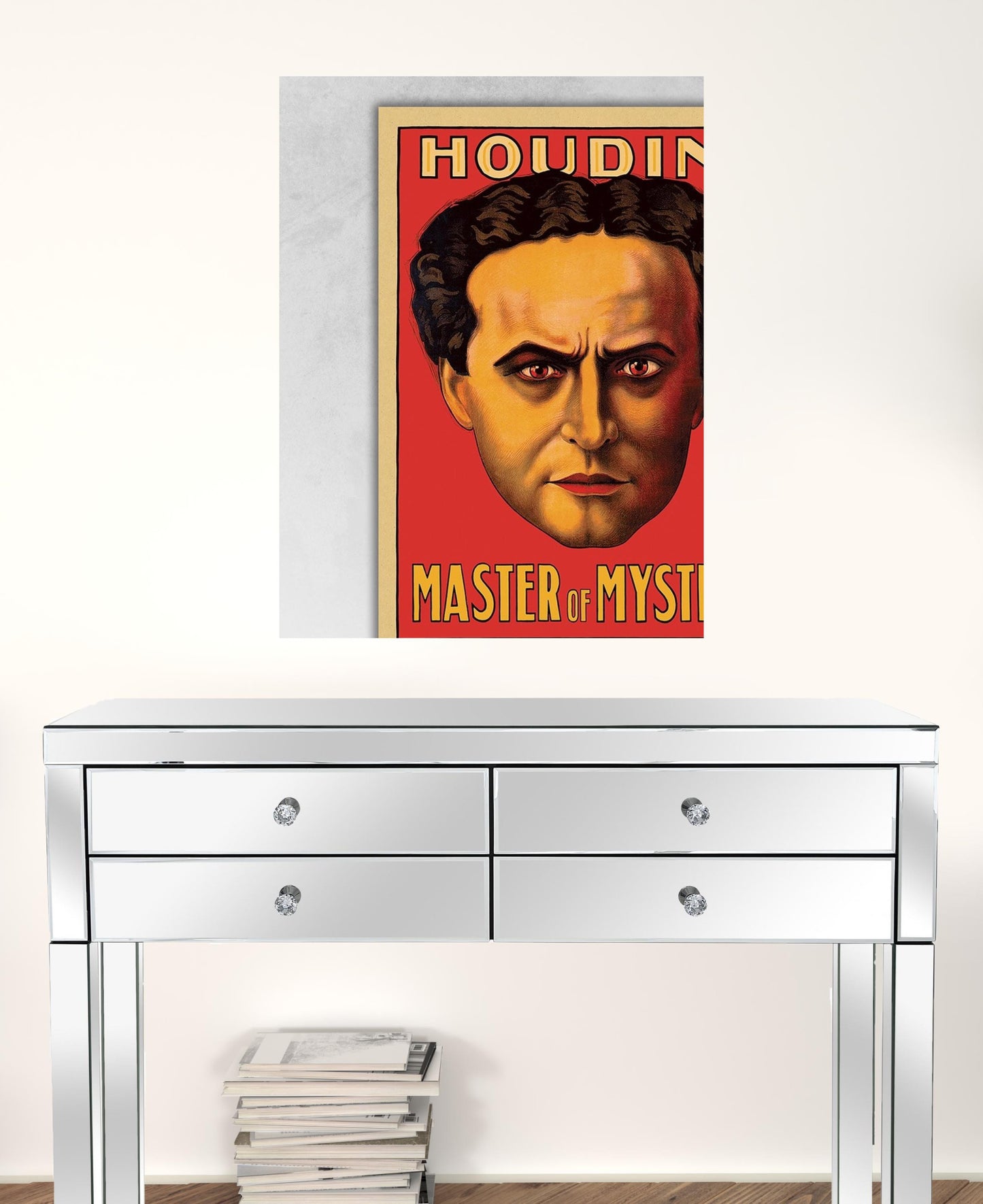 20" X 28" Houdini Master Of Mystery Vintage Magic Poster Wall Art